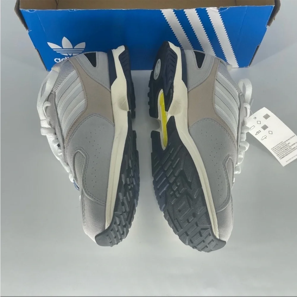 ADIDAS NWT ORIGINALS NWT ZX 4000 W SNEAKER ATHLETIC GRAY BLUE SHOES 6.5 - Picture 3 of 6
